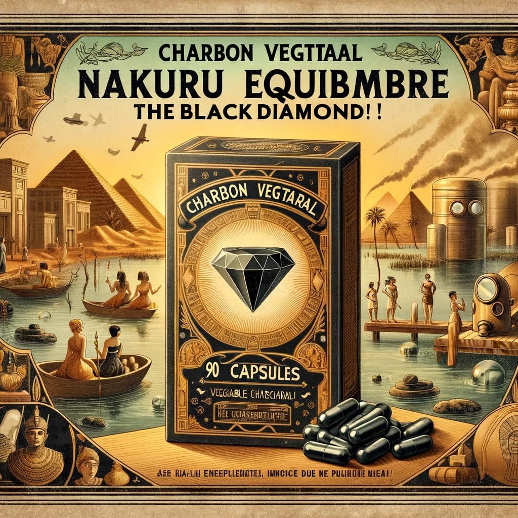 NAKURU | Vegetable Charcoal | Balance Range | Made in France | "Le Diamant Noir!" | (90 Capsules of 275mg / Net Weight: 24.5g) - Image 6