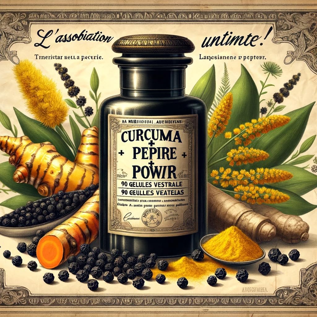 NAKURU | Turmeric + Black Pepper | Power Range | Made in France | "L'Association Ultime!" | (90 Capsules of 375 mg/Net Weight: 33.5 g) - Image 7