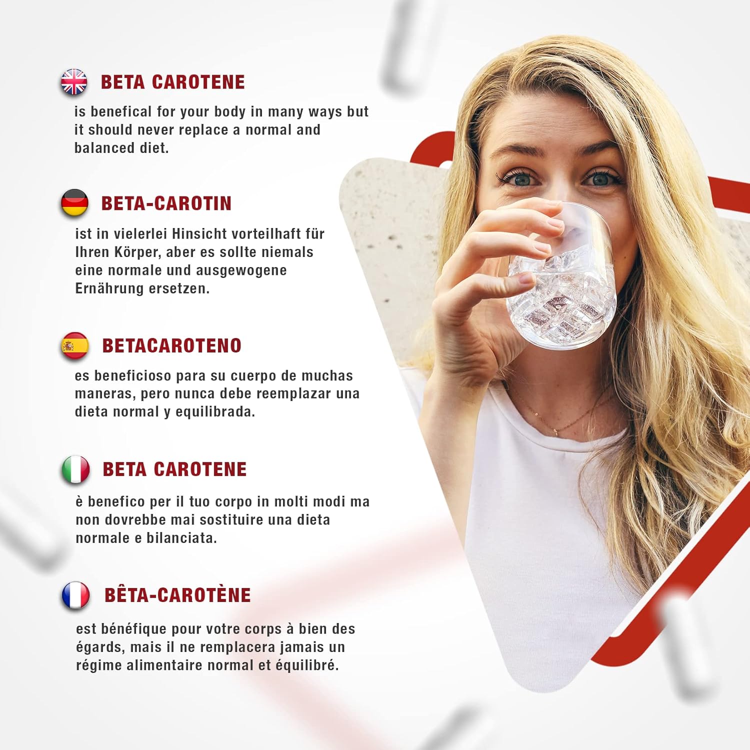 Vitamin A Beta Carotene Capsule 11,500 IU - 150 Quick Disintegrating Capsules (5 months) Each with 6.9mg Dietary Supplement Beta Carotene Powder (Betacarotene Supplement) - Image 6