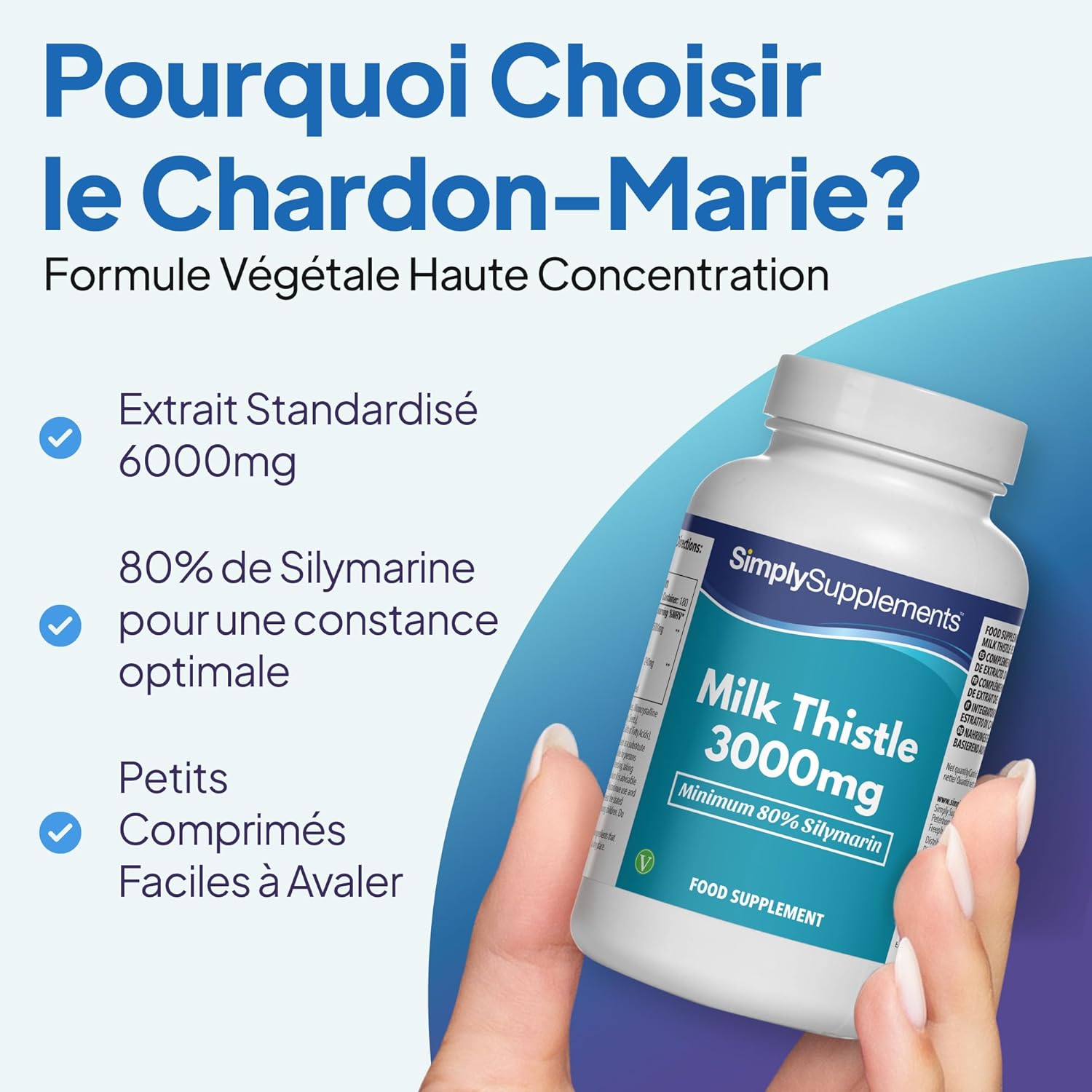 Milk Thistle 3000mg | 360 Tablets | Vegan Friendly | Up to 6 Months of Benefits | SimplySupplements - Image 5