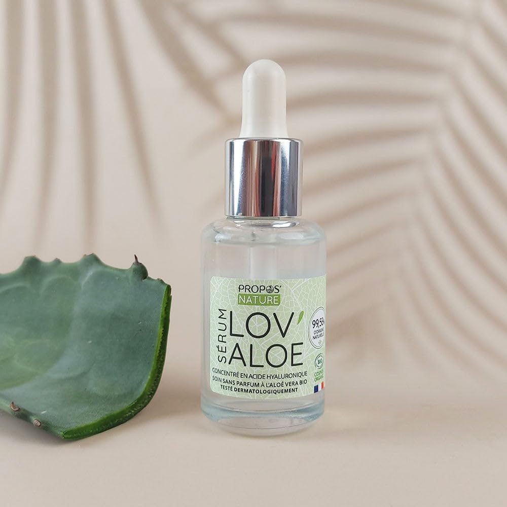 Organic Aloe Vera and Hyaluronic Acid Serum (3%) – Anti-Aging – 30 ml Propos'Nature - Image 5