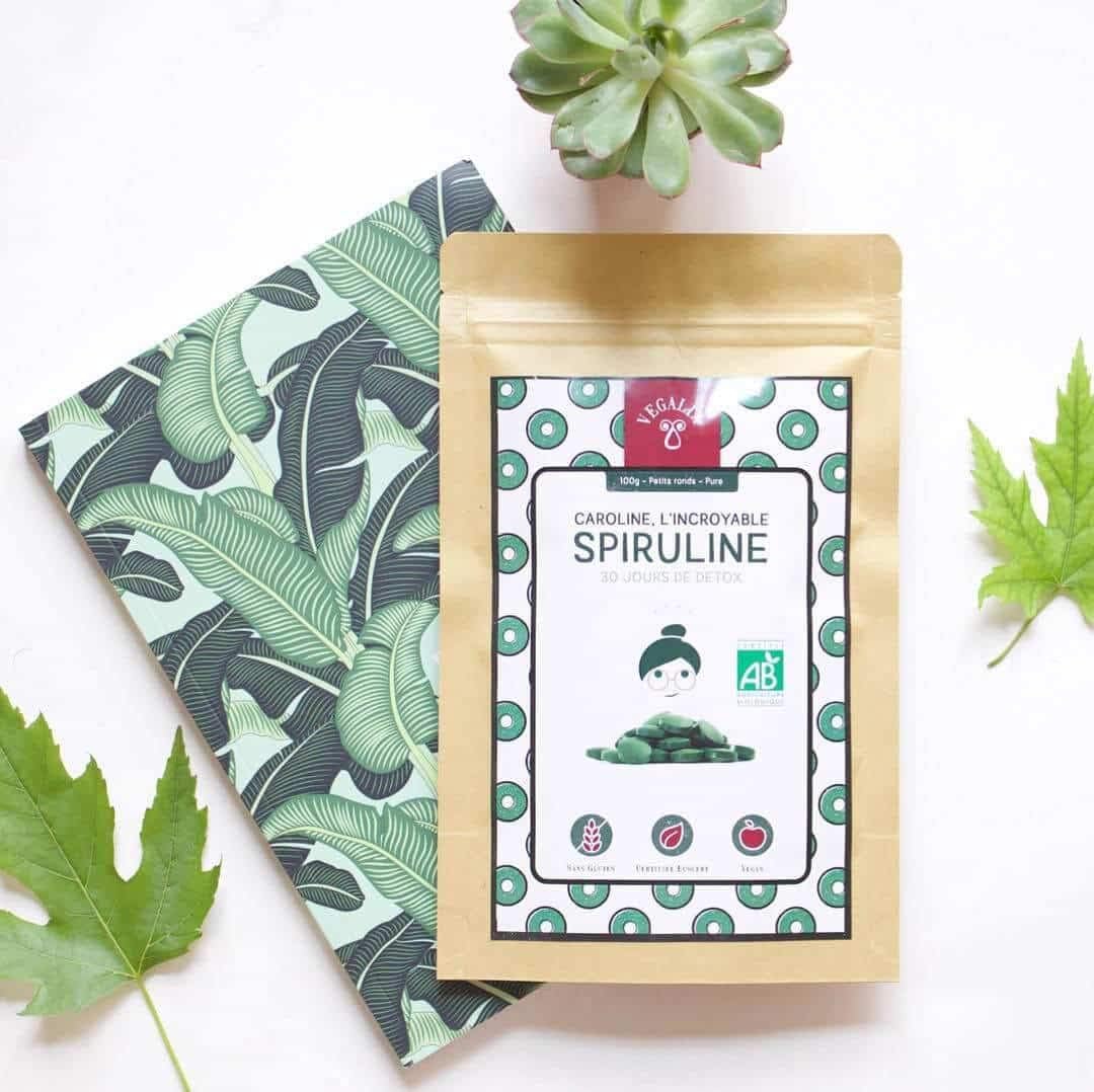 Organic Spirulina Ecocert France certified, 200 cold pressed tablets, 100% pure and natural. - Image 5