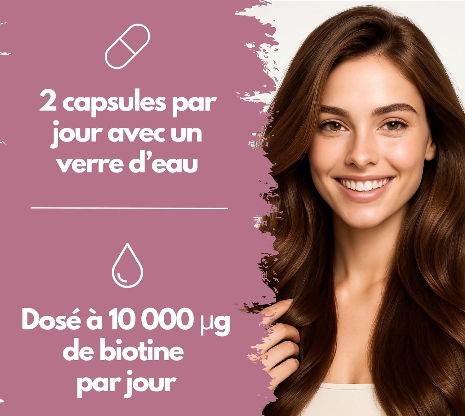 EXVital Biotin Complex, Hair Vitamins, With Dwarf Palm, Squash Seed and Nettle Root Extracts, 240 Vegan Capsules, Enriched with Selenium and Zinc, Lab Tested - Image 3