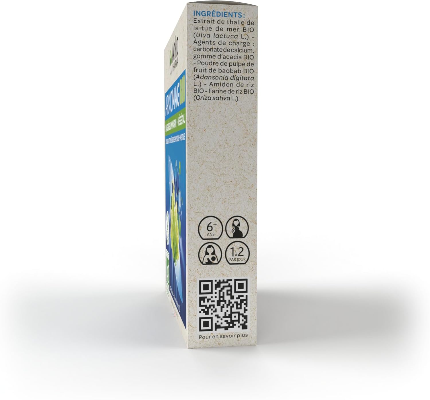 Arkopharma - Arkomag BIO Marine + Vegetable Magnesium | Physical Fatigue - Mental Energy - Irritability | 30 Tablets - Image 4