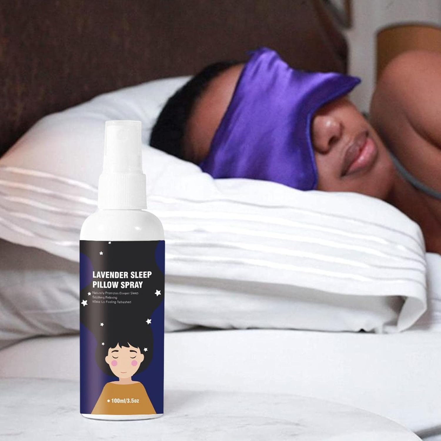 GIMOCOOL Lavender Sleep Spray - Relaxing Pillow Mist - Pure Lavender Essential Oil & Room Spray for Relaxation, 3.38 oz - Image 4