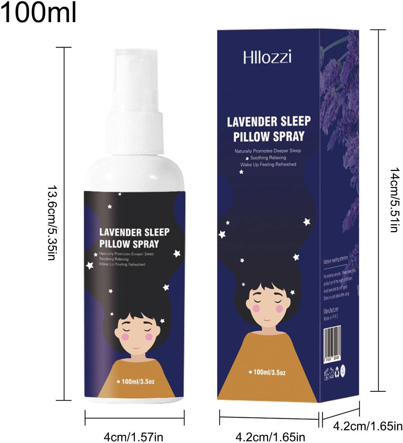 GIMOCOOL Lavender Sleep Spray - Relaxing Pillow Mist - Pure Lavender Essential Oil & Room Spray for Relaxation, 3.38 oz - Image 5