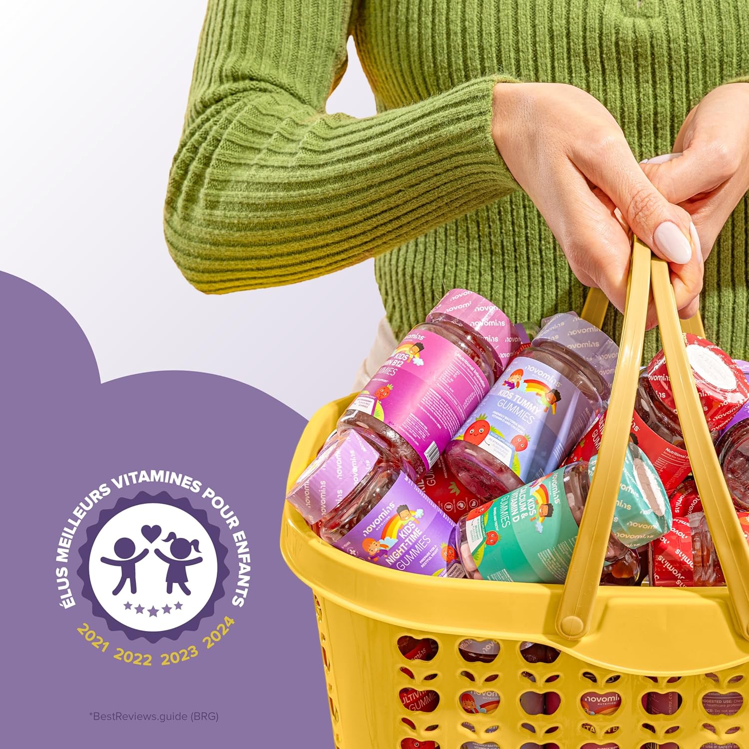 Kids Magnesium Erasers – 546 mg Magnesium Citrate (50 mg Elemental) – Relaxation, Sleep, Fatigue – Vegan, Gluten Free – 30 Gums – Novomins - Image 7