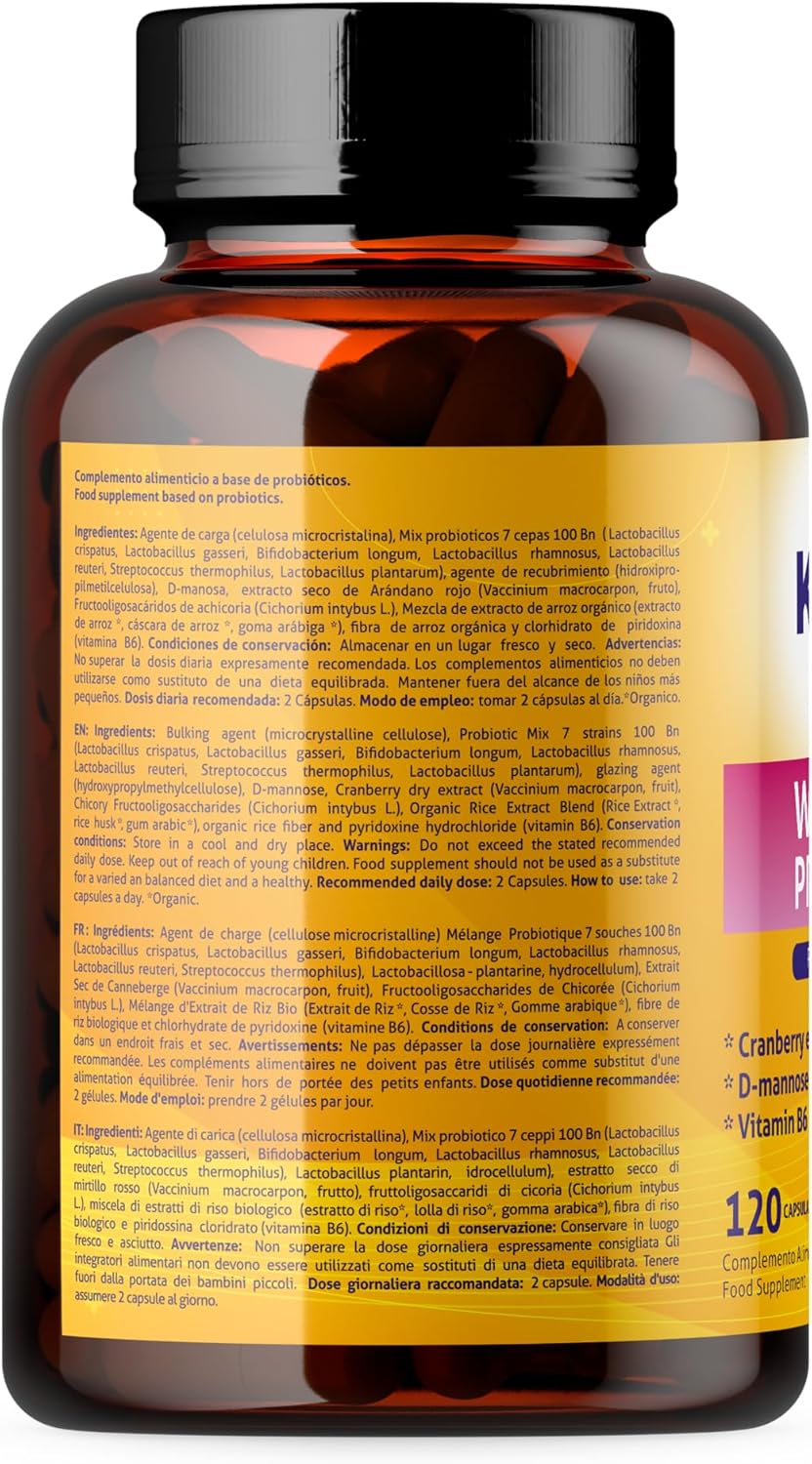 Intimate Flora Probiotic (4 in 1) | 100 billion | 120 capsules | Probiotic Flora | Female Intimate Health & Urinary Tract | Immune System | With Prebiotic & Probiotic - Image 8
