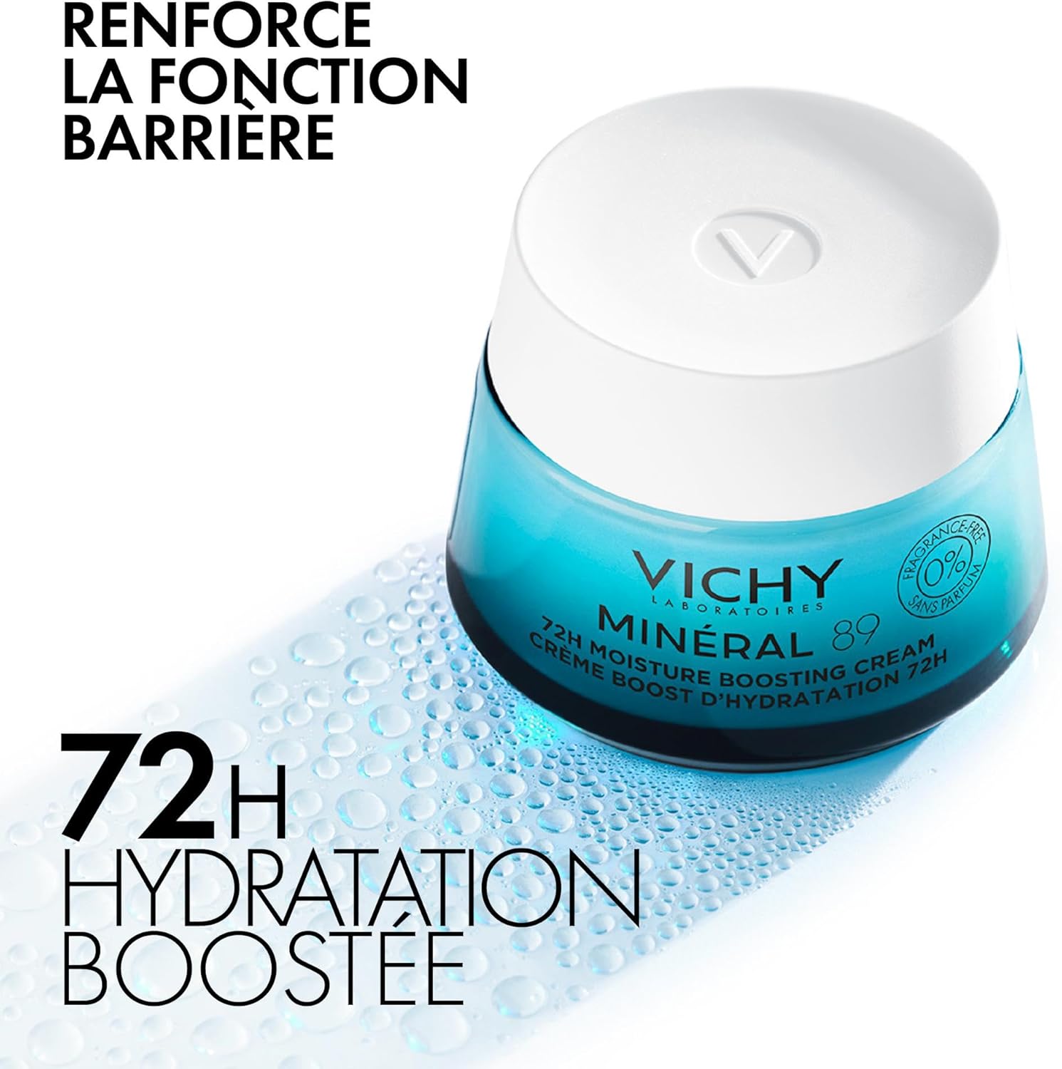 Vichy, Mineral 89, Day Boost Face Cream, 72H Hydration, Enriched with Hyaluronic Acid & Squalane, For All Skin Types, 50 ml - Image 4