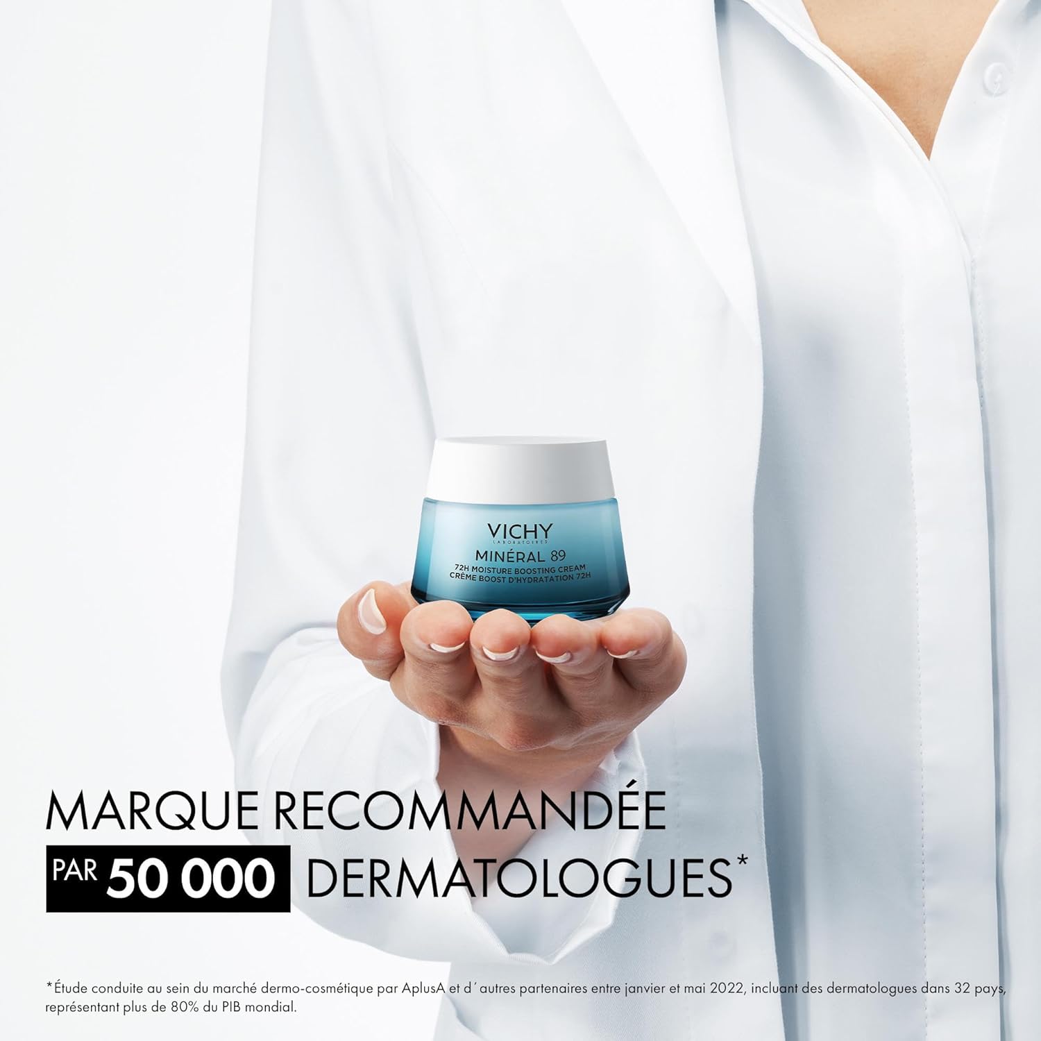 Vichy, Mineral 89, Day Boost Face Cream, 72H Hydration, Enriched with Hyaluronic Acid & Squalane, For All Skin Types, 50 ml - Image 8