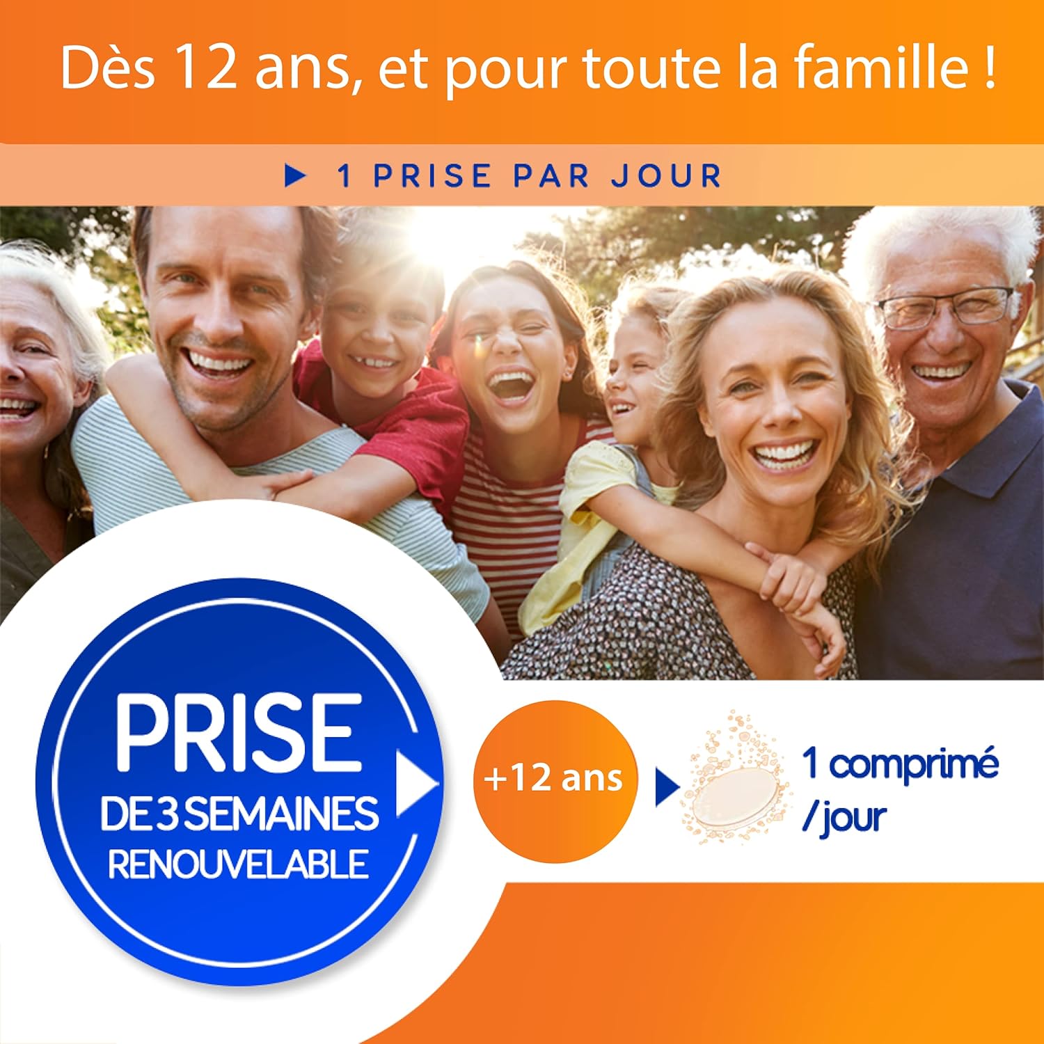 Alvityl - Vitality effervescent tablets - 12 vitamins and 10 minerals - From 12 years old - 30 tablets - Image 3