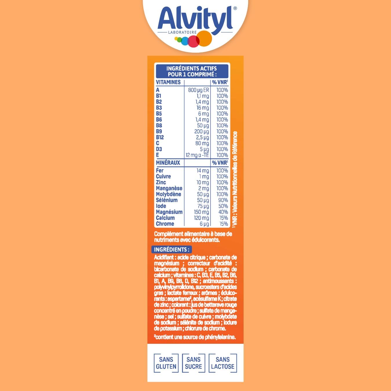 Alvityl - Vitality effervescent tablets - 12 vitamins and 10 minerals - From 12 years old - 30 tablets - Image 6