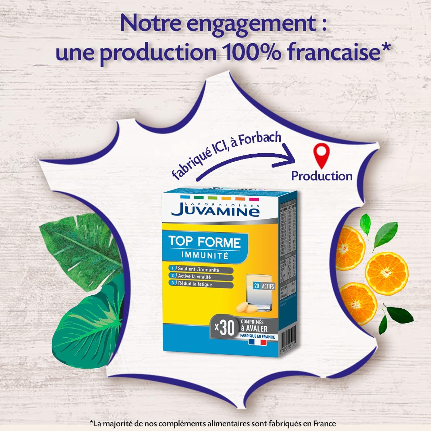 JUVAMINE - Top Forme Immunity - Helps reduce fatigue - Supports immunity - 30 Tablets - Made in France - Image 5