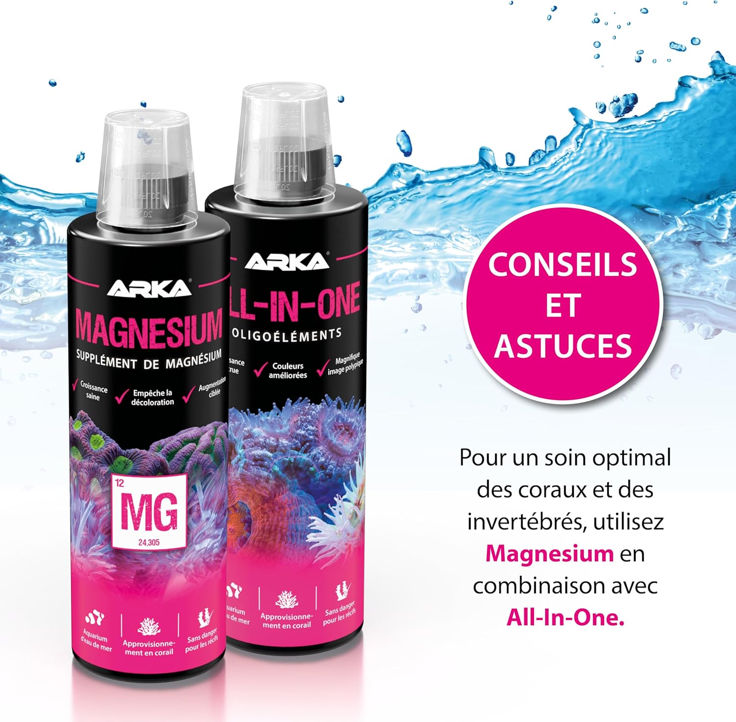 ARKA Magnesium - Very Pure Magnesium Supplement for Corals in Seawater Aquariums, Promotes Healthy Growth and Ecosystem Stability - Image 7