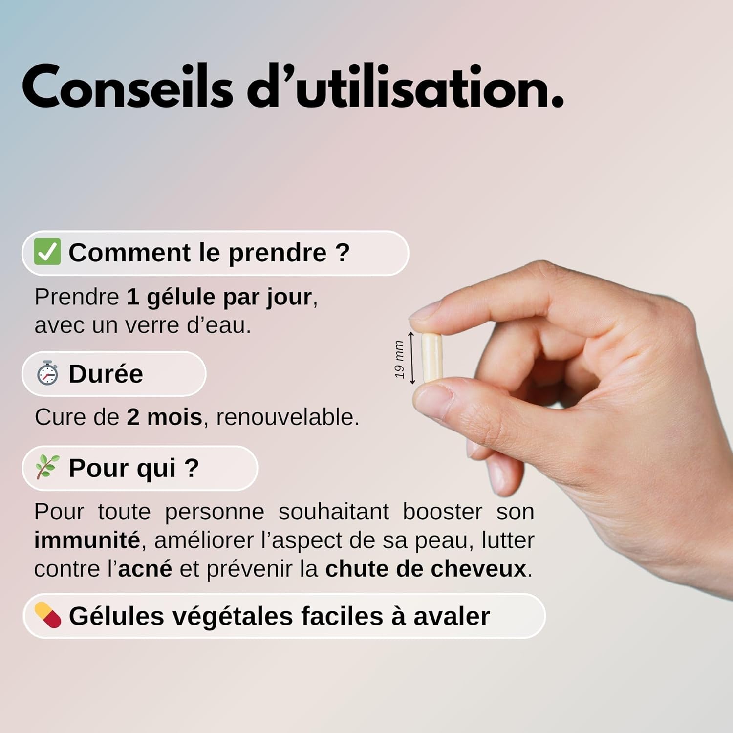 Zinc Bisglycinate 10mg | High Absorption & Optimal Assimilation | With Vitamins C and B6 | Immunity, Skin, Hair & Nails | 2 Months - 60 Capsules | Vegan & Made in France | NUTRILOGY - Image 5