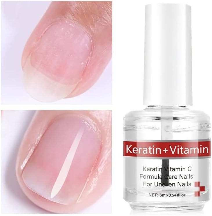 Keratin Oil + Vitamin C for Nails and Cuticles, Keratin Protein Moisturizes and Strengthens Care, Removes Cracked Nails and Rigid Cuticles, Deep Hydration for Skin Care - Image 4