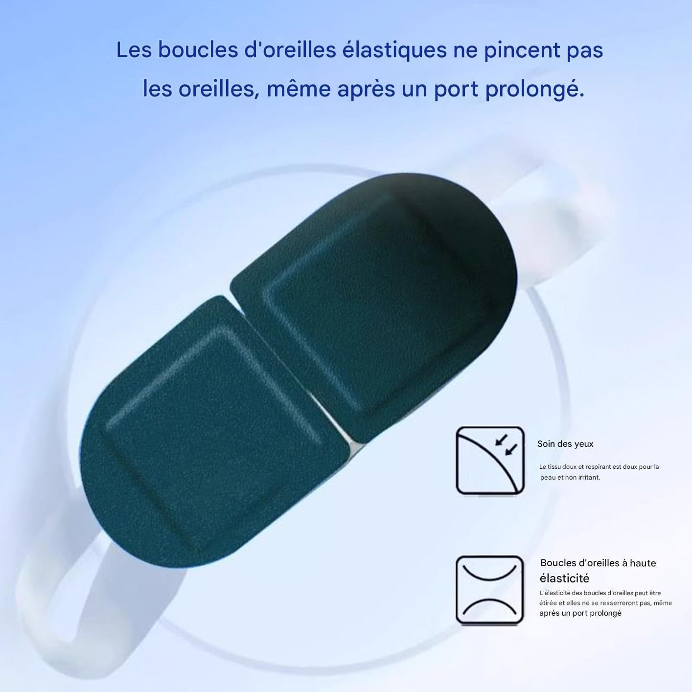 Heated Eye Mask - Heated Eye Mask for Travel - Night Anti-Light Steam for Relaxation Sleep Flight Flight Plane Care - Image 7