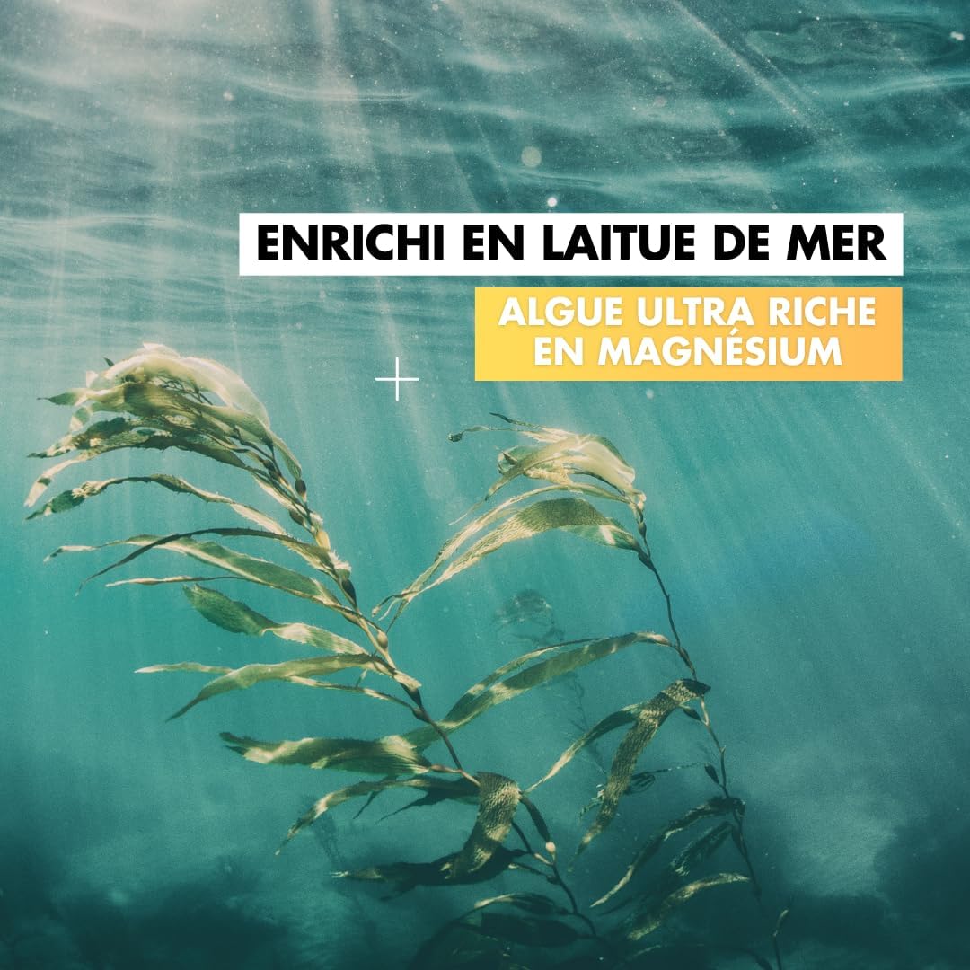 Magnesium Bisglycinate | 100% Natural | Fatigue, Stress, Sleep, Sport + Sea Lettuce + Vitamin B6 + Taurine | 60 Capsules | French | KOTOR PHARMA - Image 6