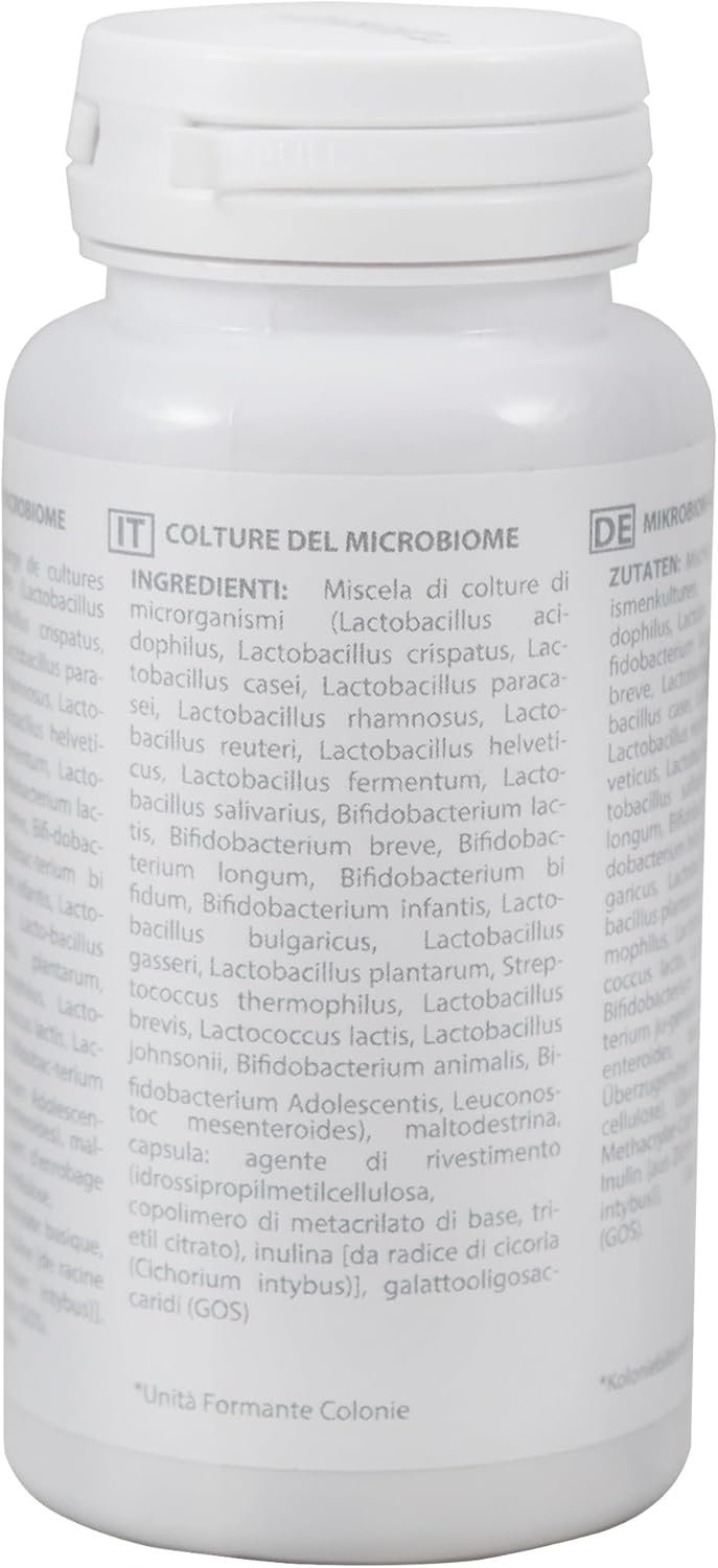 Microbiome Cultures | Digestive Probiotic + Prebiotic | 24 Strains | 20 Billion CFU | 60 Capsules | Active Intestine | Inulin and GOS | Dietary Supplement | Analysis | Heiltropfen - Image 10
