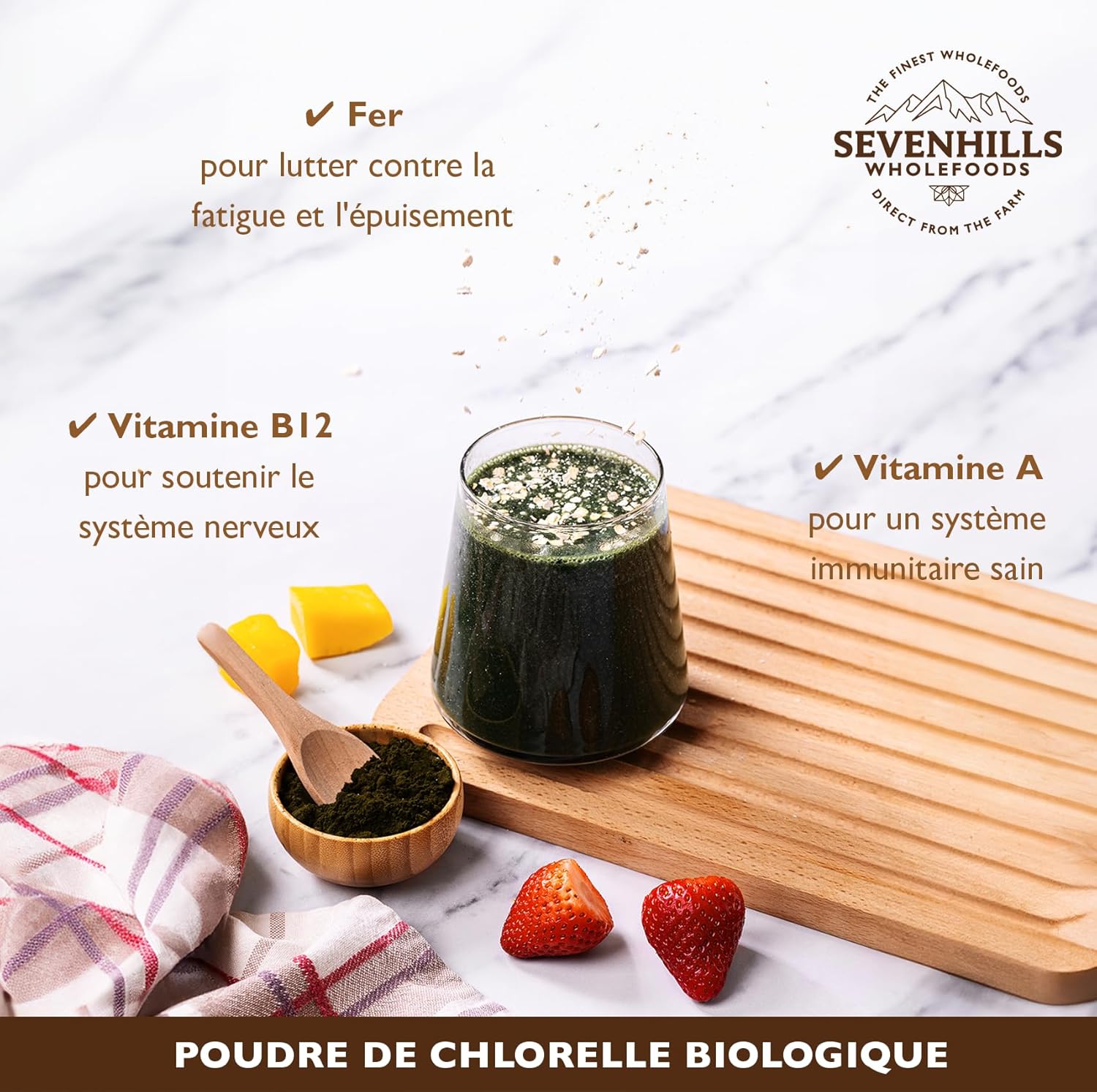 Sevenhills Wholefoods Organic Chlorella Powder 200 g - Image 4