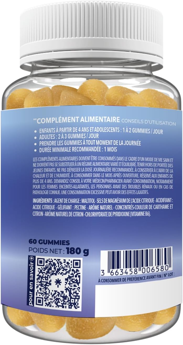 ZOHI -MAGNESIUM Pill Box - 60 Erasers - Made in France - Sugar Free - Image 3