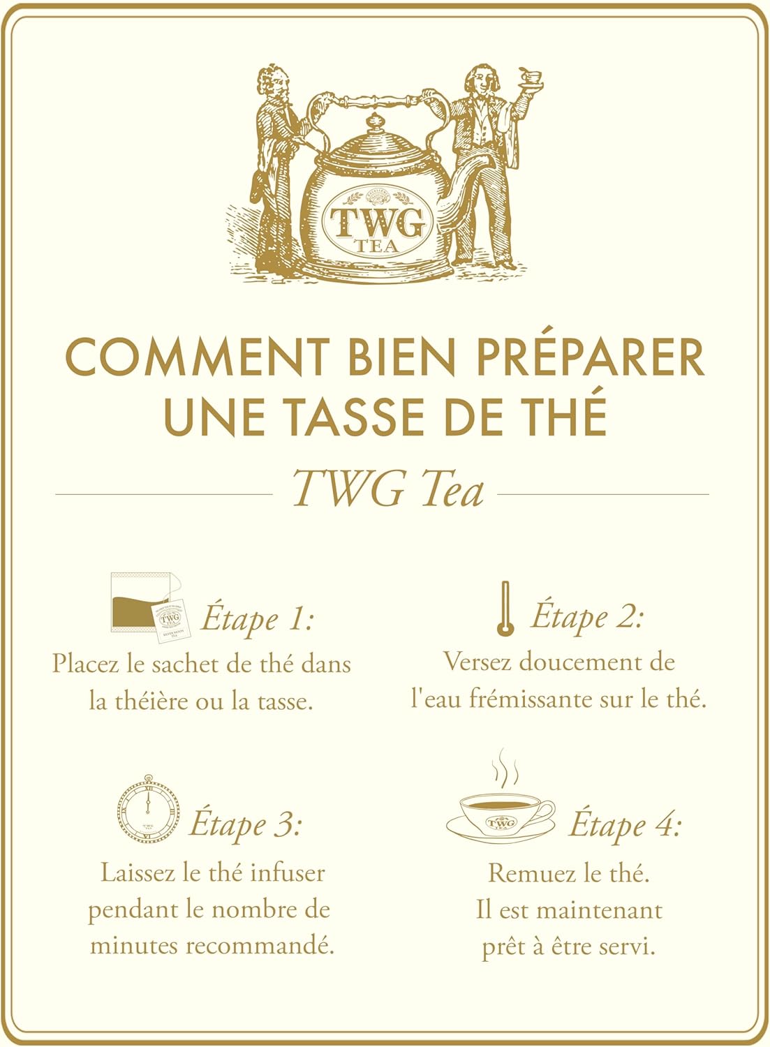TWG Tea | Chamomile | Herbal Tea | Decaffeinated & Theine Free | 15 Hand Stitched Cotton Tea Bags | Gift Box - Image 5