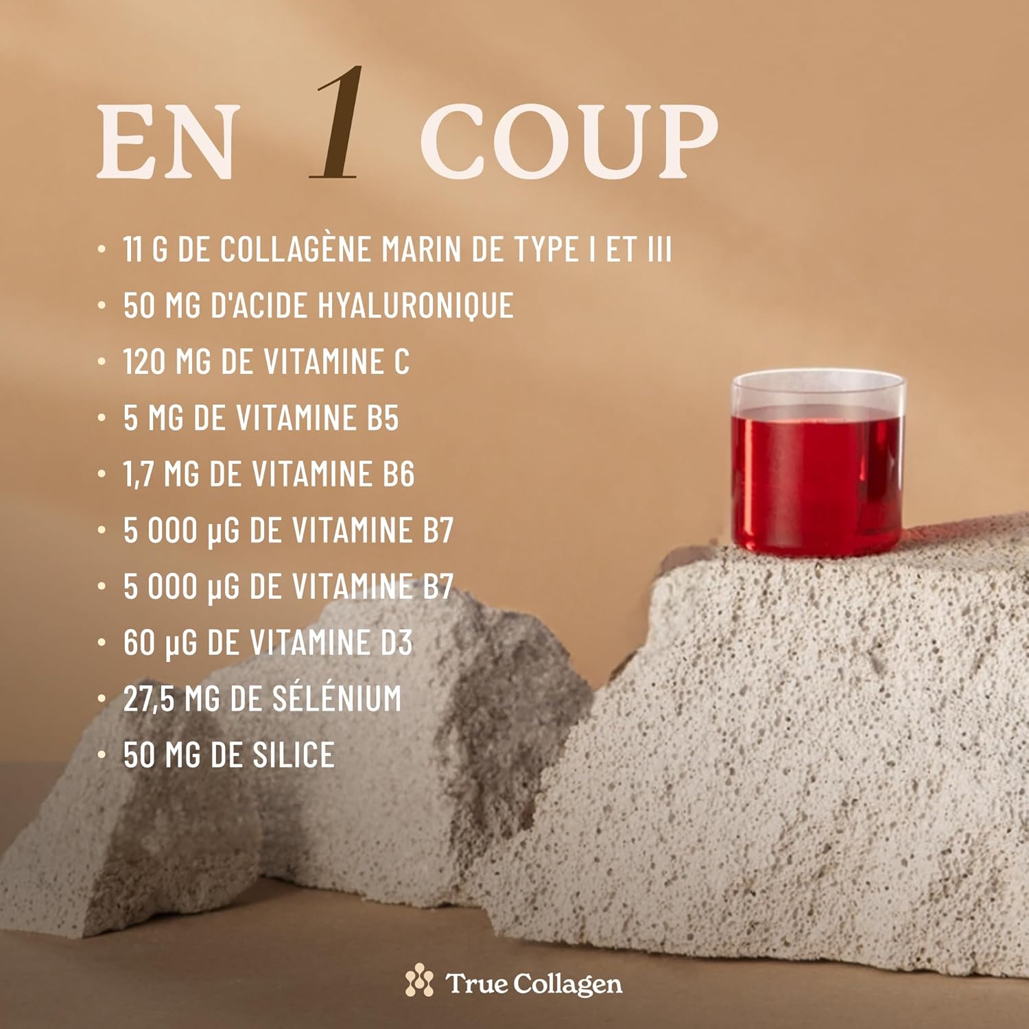 True Collagen Marine | Hydrolyzed Collagen Liquid Supplement 11,000mg - 500ml, 20 Day Supply | Hyaluronic Acid, Biotin & Vitamin C for Hair, Skin & Nails - Image 6