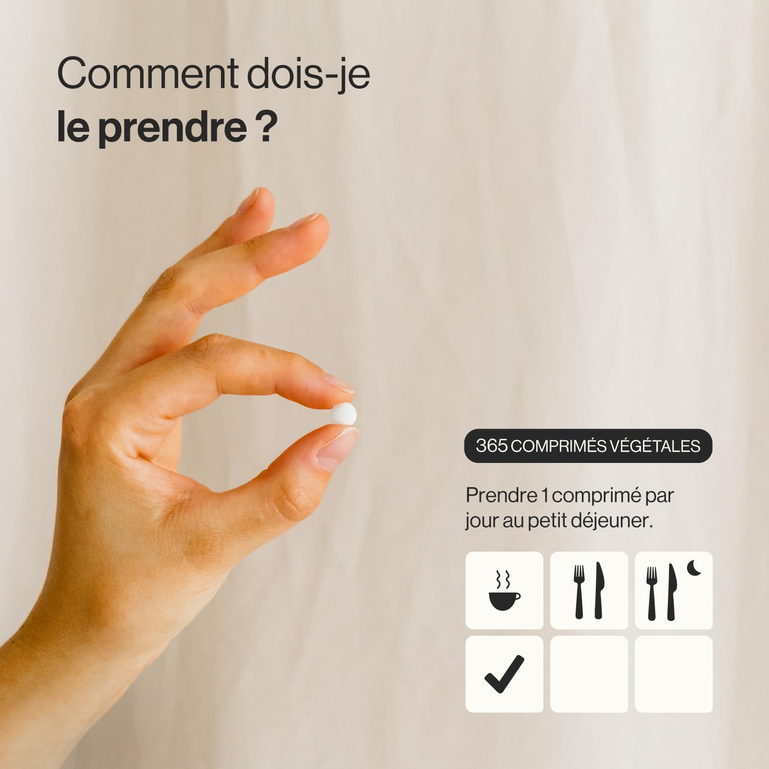 Biotin Hair 12000 mcg High Dose with Zinc and Selenium - 365 Vegan Tablets (1 Year Sure) - Nutritional Supplement Hair, Skin and Nails - Biotin Complex Zenement - Image 4