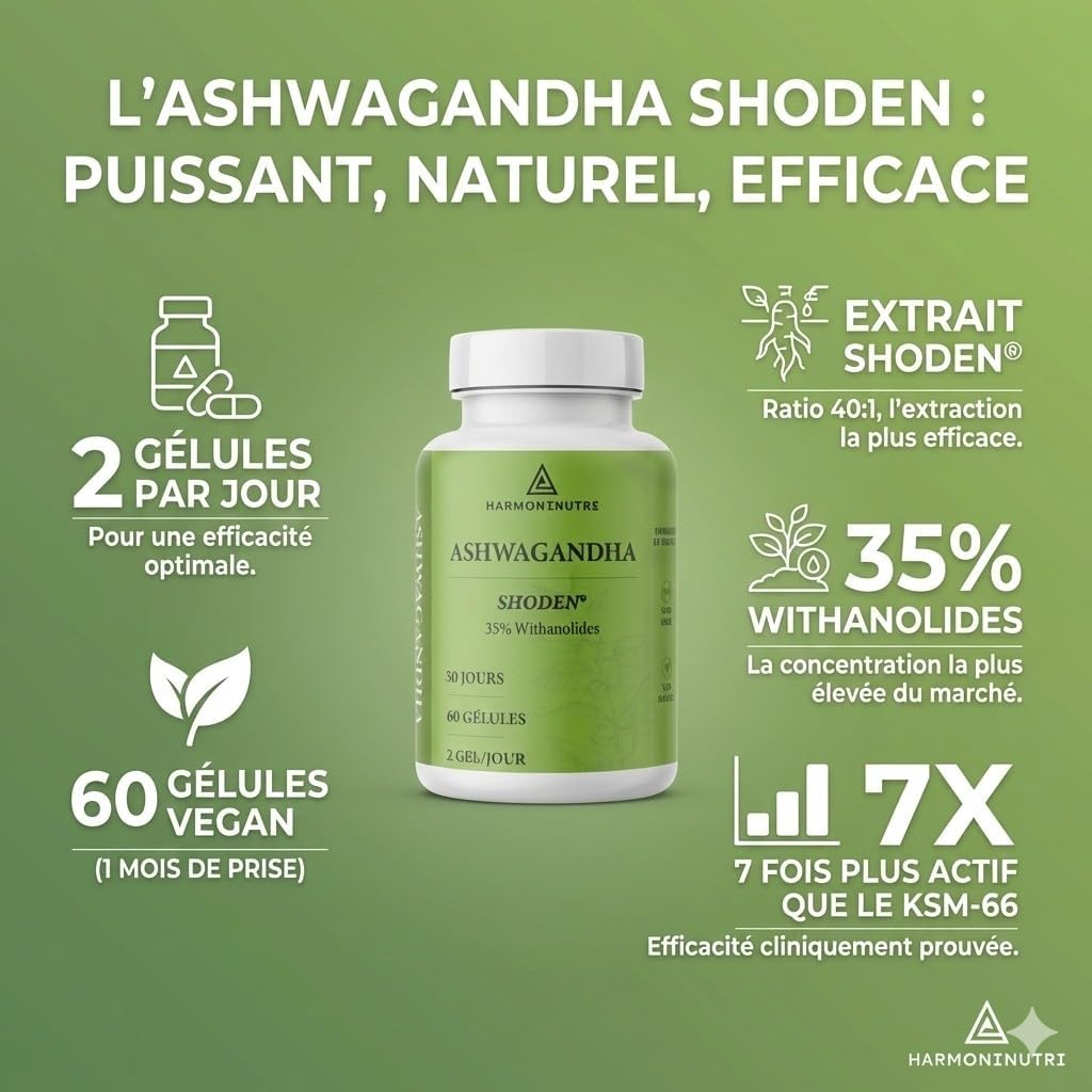 Ashwagandha 40:1 Extra Strong 8000 mg/day will REDUCE CORTISOL & TOTAL RELAXATION | EASY TO SWALLOW | Adaptogene plant, for quality adult sleep and help regain your serenity - Image 6
