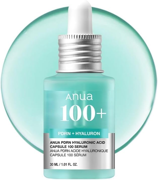ANUA Pdrn Hyaluronic Acid Serum, 100 Capsules, Radiance Face Serum, Hyaluronic Acid, 30 Ml/1.01 Oz Liq. - Image 2