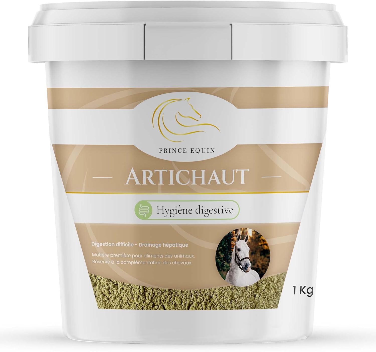 ARTICHOKE - Horse nutritional supplement - Bucket 1 kg - Intestinal comfort - Liver drainage - Digestion - French brand - Image 2