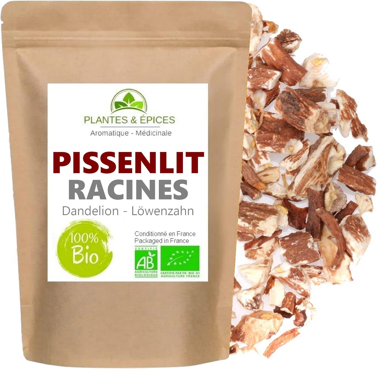 Dandelion Roots Organic 100g Herbal Tea Infusion - Plants and Spices - Image 2