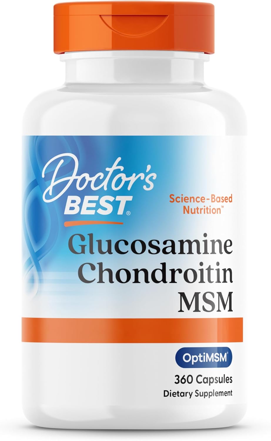 Doctor's Best, Glucosamine-Chondroitin MSM, with OptiMSM, 360 Capsules, Lab Tested, Soy Free, Gluten Free, Non-GMO - Image 2