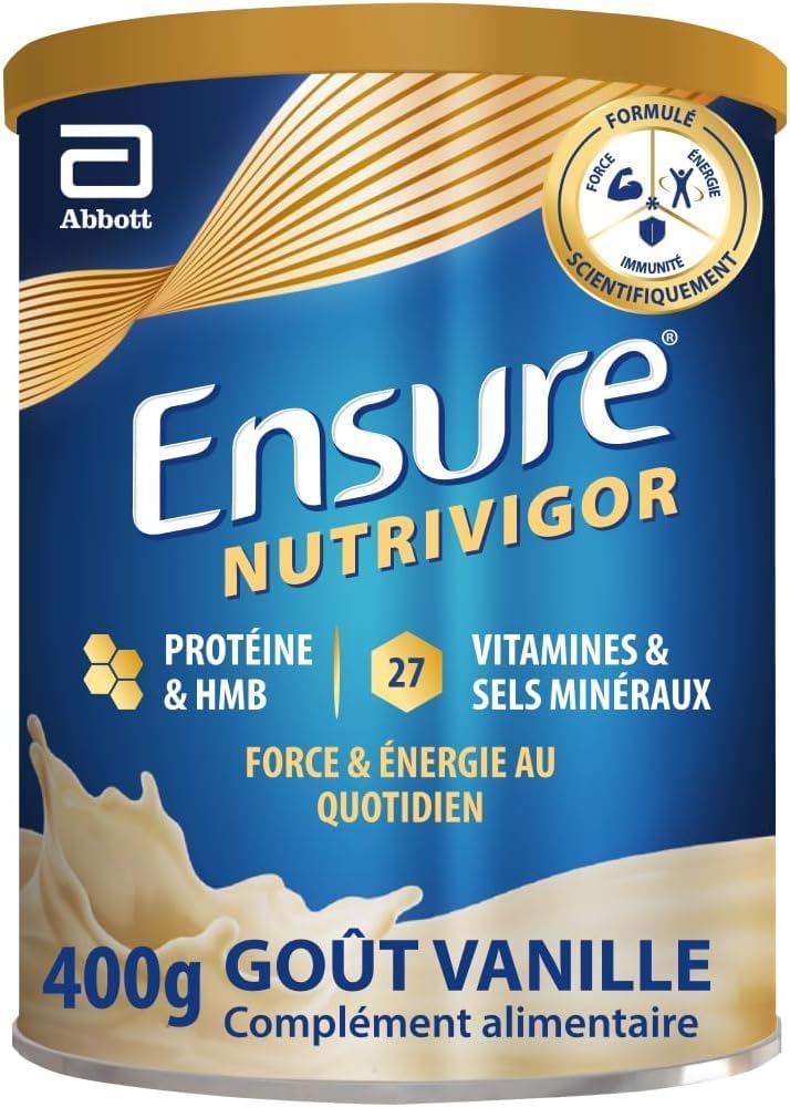 Ensure Nutrivigor 400g Vanilla - Food Supplement for Adults; High Quality Protein, HMB, 27 Multivitamins and Minerals (Including Vitamin C, Vitamin D, Magnesium and Zinc) - Image 2