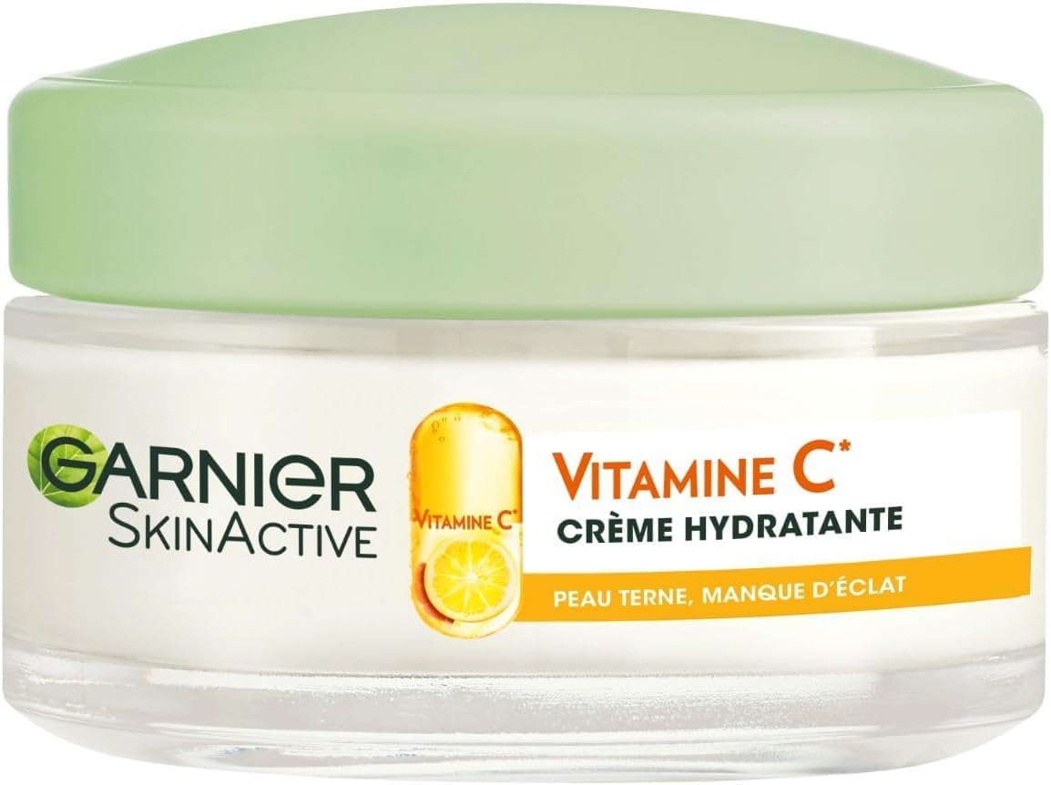 GARNIER Skin Active - Organic Moisturizing Cream - Hydration & Radiance - Nourishes, Smooths & Brightens Complexion - Vitamin C & Citrus - Vegan & Cruelty Free - Dull Skin In Need Of Radiance - 50 ml - Image 2