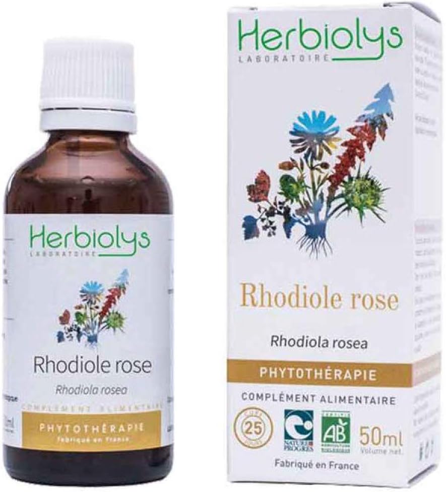 Herbiolys | Organic Fresh Plant Extract | Rhodiola (Sedum roseum) | Stress, Tone & Fertility | Organic Herbal Medicine | 50 ml - Image 2