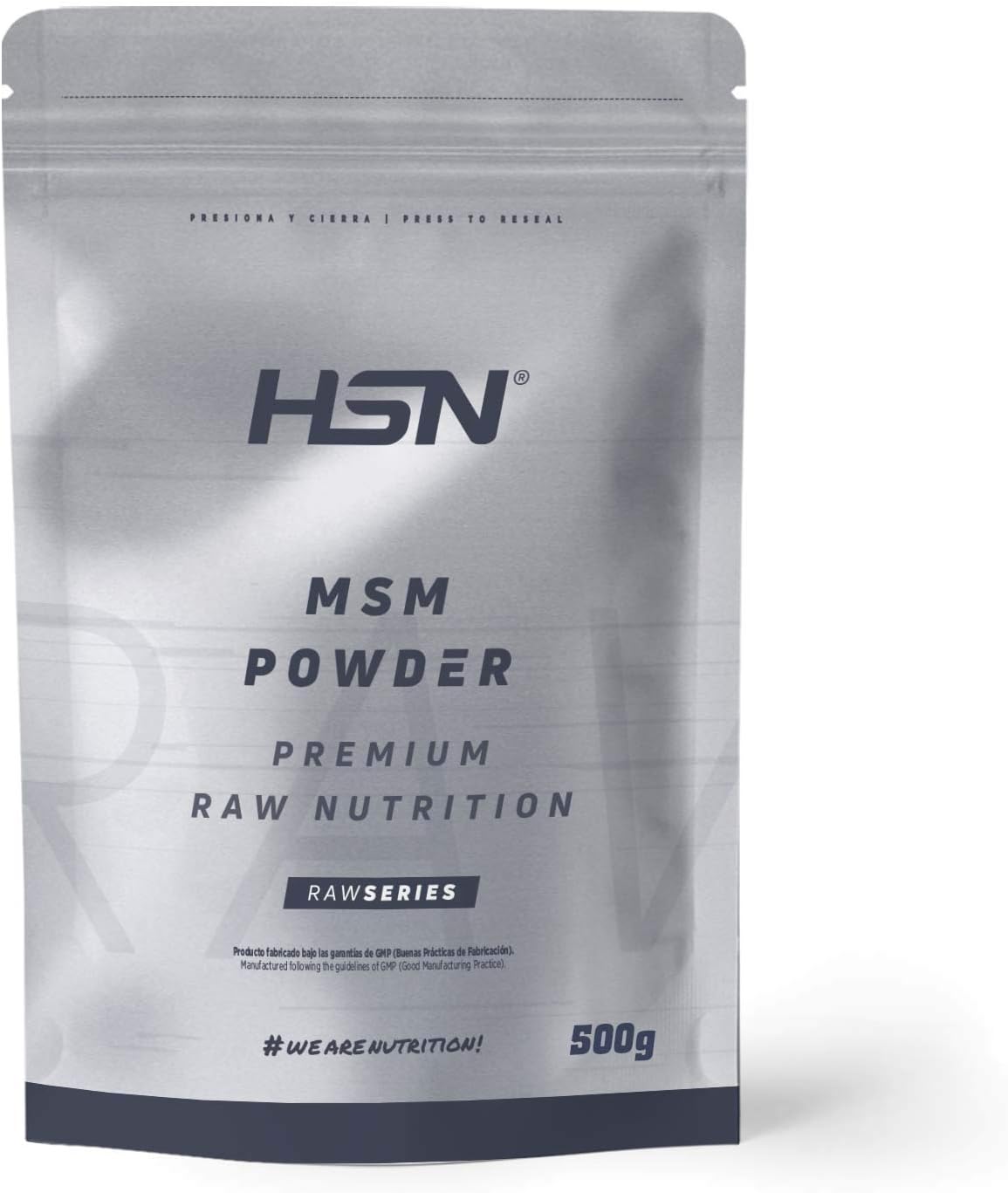 MSM HSN Powder | Methylsulfonylmethane | Bone and Joint Health | Bioavailable Form of Sulphur Powder, Vegan, Gluten Free, Lactose Free, 150 g - Image 2