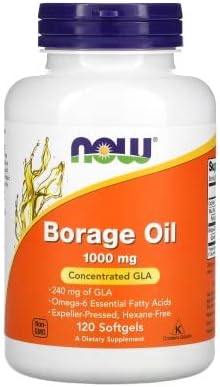 Now Foods Borage Oil 1000mg 120 Softgels - Image 2