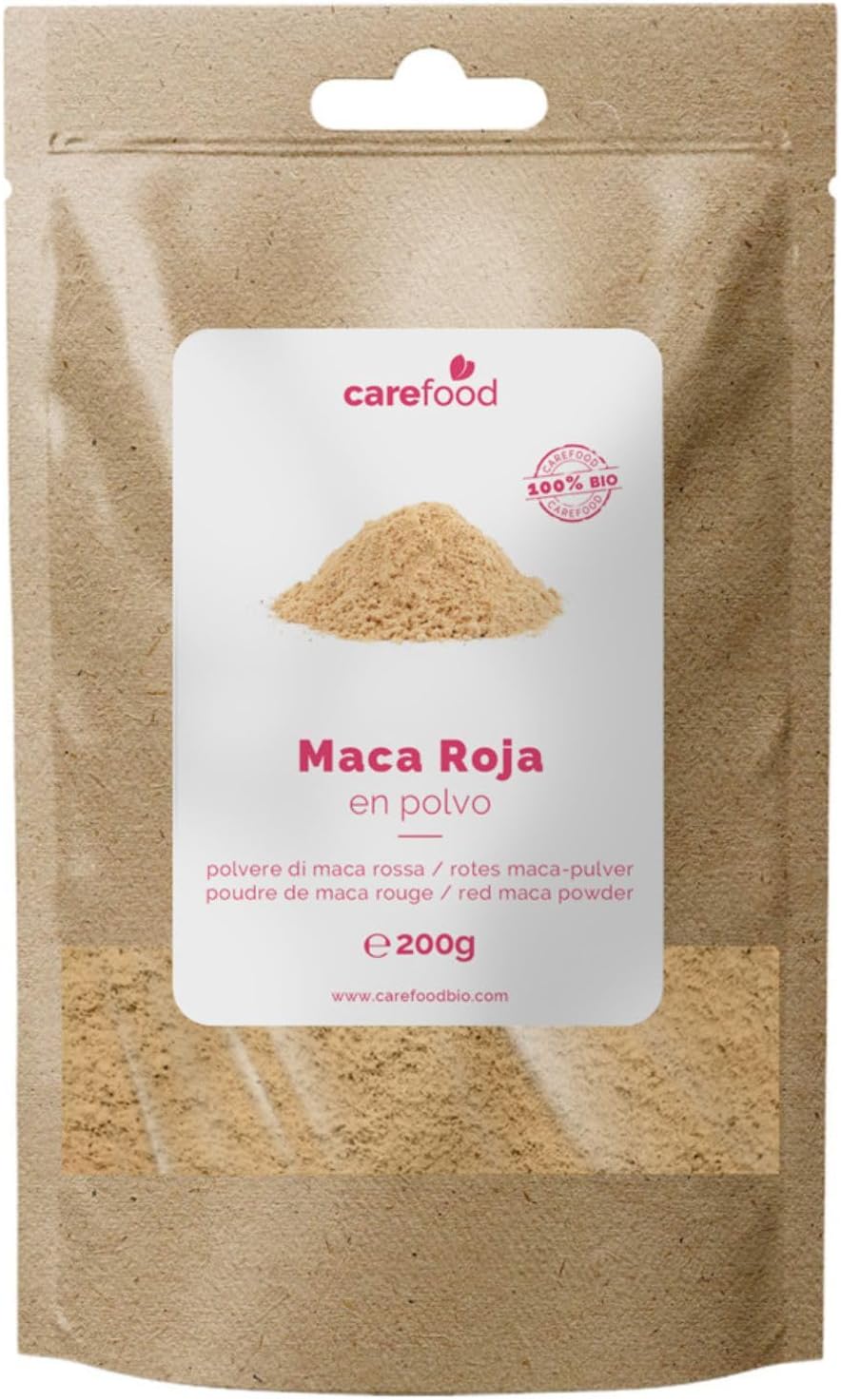Organic Red Maca Powder 200g - 100% Organic Superfood Suitable for Vegans - Natural Superfood Ideal for Smoothies and Juices Rich in Nutrients - Image 2