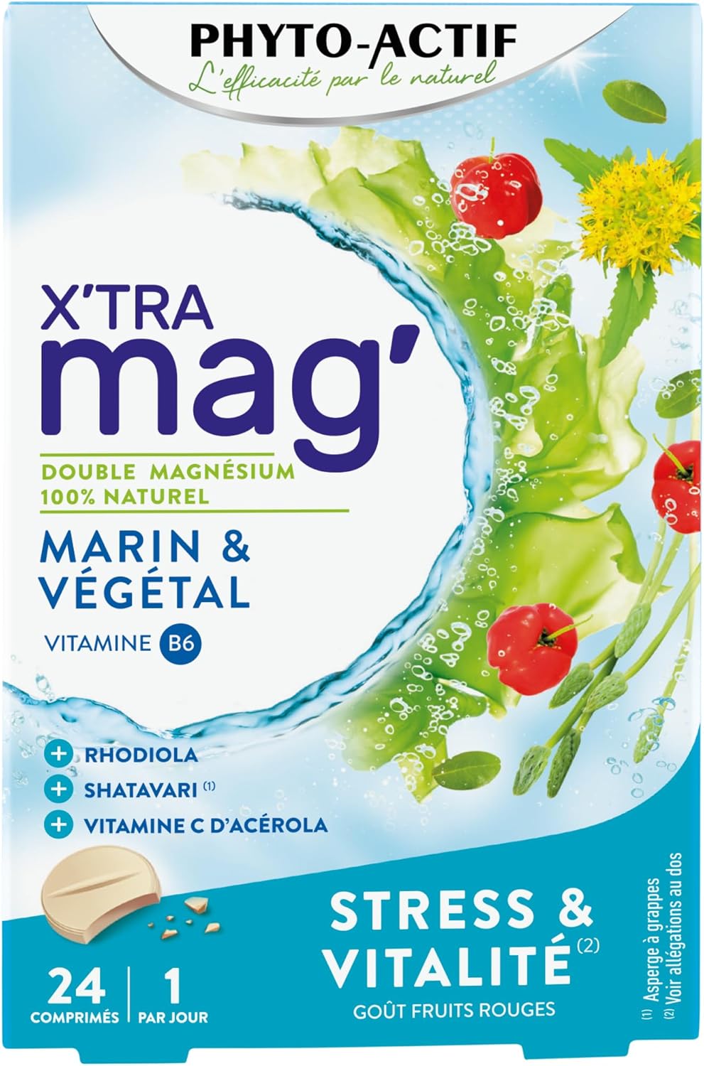 X'TRA Mag Stress & Vitality 2x12 tablet Phyto-Actif - Image 2