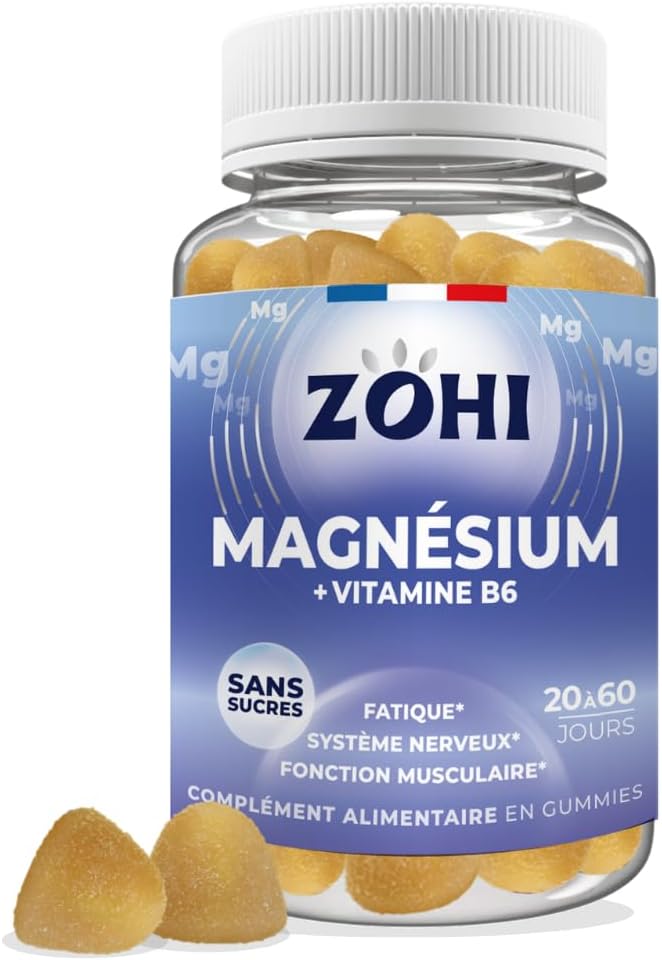 ZOHI -MAGNESIUM Pill Box - 60 Erasers - Made in France - Sugar Free - Image 2