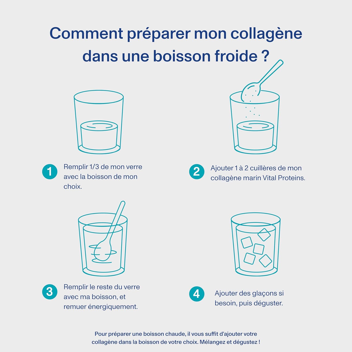 Vital Proteins Marine Collagen, Marine Collagen Powder (Type I), Hydrolyzed Collagen Skin, Hair, Nails, Bones, Muscles, Unflavored, Gluten Free. Dietary supplement, 221 g box. - Image 8