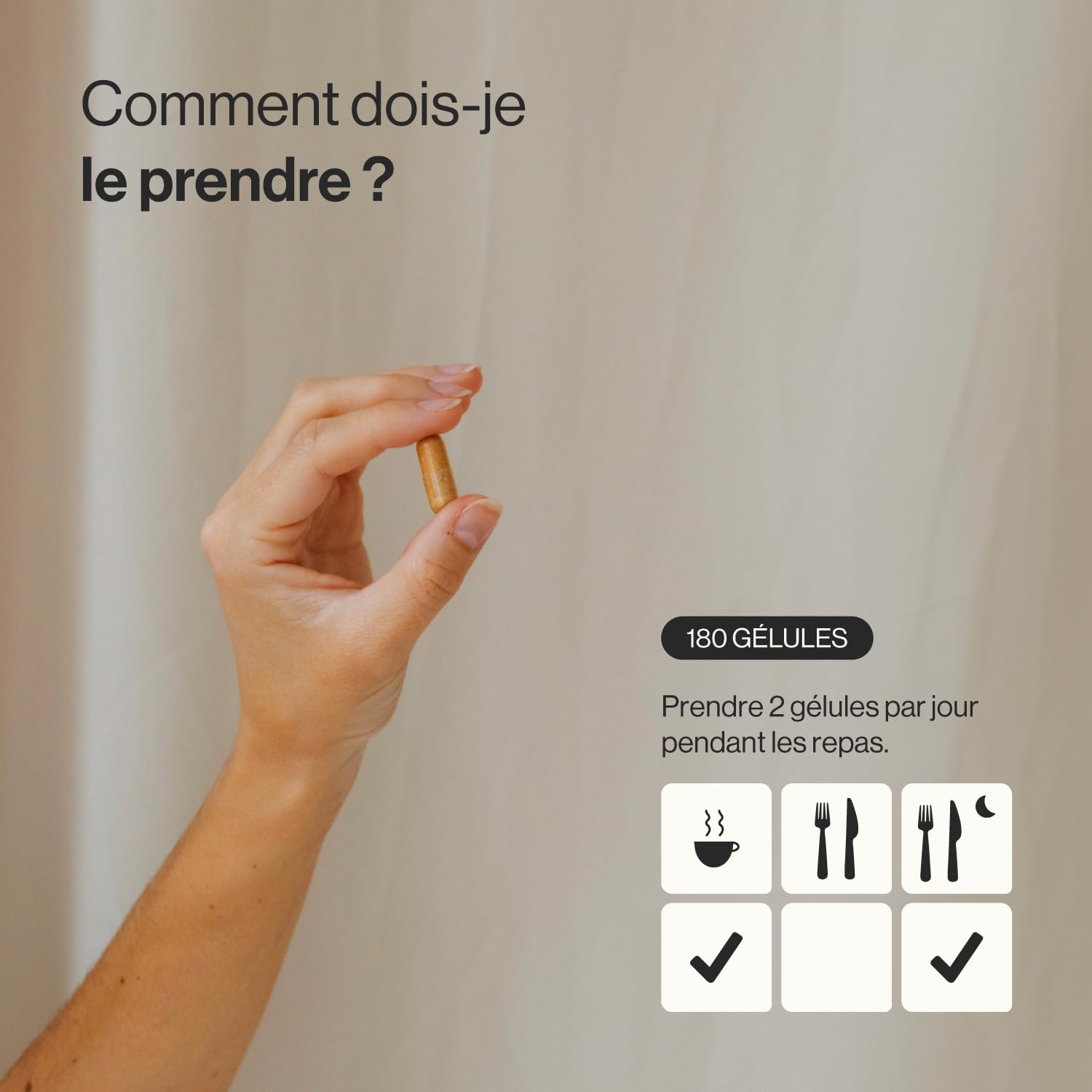 Marine Collagen Complex, with Hyaluronic Acid, CoQ10, Vitamins C & E and Zinc, 180 Capsules | Joint Supplement, Skin & Bone | Preservative Free | Zenement - Image 4