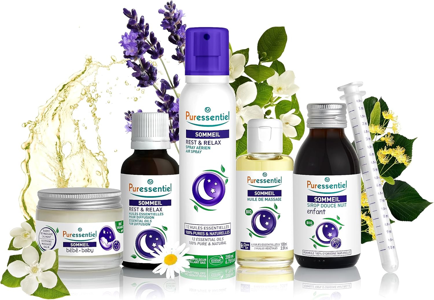 Puressentiel - Relaxation and Sleep - Air Spray with 12 Relaxing Essential Oils - 100% Pure and Natural - Improve Your Sleep Naturally - Pack of 2 x 75 ml - Image 8