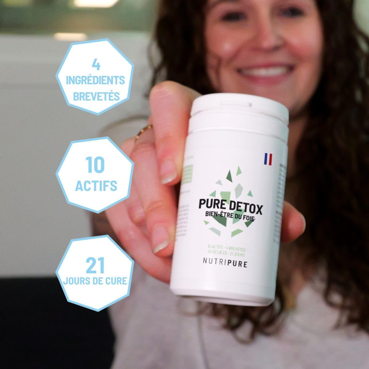 Nutripure | Pure Detox Liver | Complete Liver Detoxification Support | 4 Patented Extracts (Milk Thistle, Artichoke, Kale Kale, Choline) | 21-Day Cure (42 Capsules) - Image 6