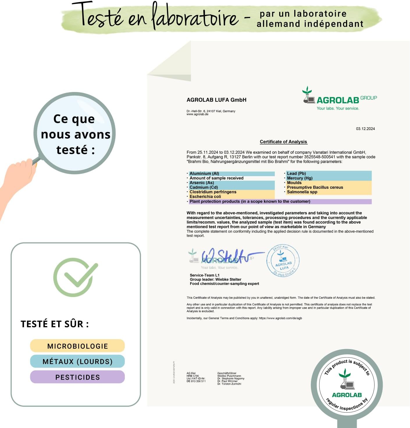 Bacopa Monnieri Organic Vegavero | 180 Tablets | Nootropic: Memory + Focus | Unique: Brahmi BIOLOGICAL With Bacosides | Vegan - Image 8