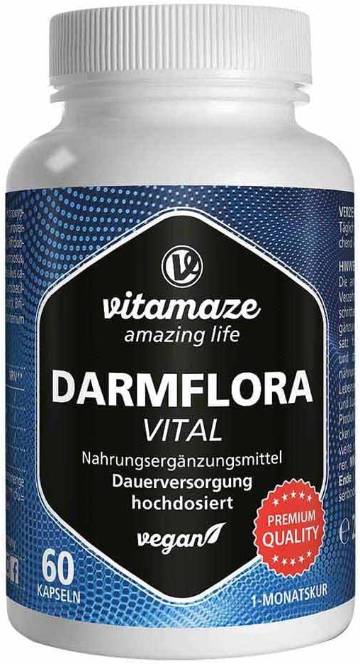 Probiotic Intestinal Flora - 12 Cultures of Bacteria for Gut Microbiota with Inulin, Lactobacillus & Bifidobacterium - 16.2 Billion CFU - 60 Vegan Capsules for 1 Month - German Quality - Image 4