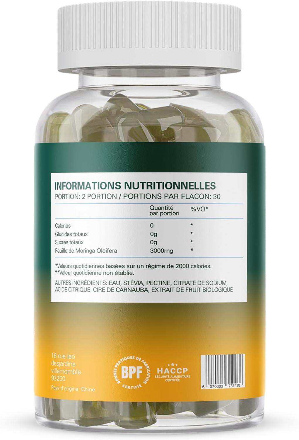 Moringa Gums 3000mg Skin Health | Immune Support | Digestive Aid | Rich in Antioxidants | Mood Stabilizer | Cardiovascular Support - Image 4