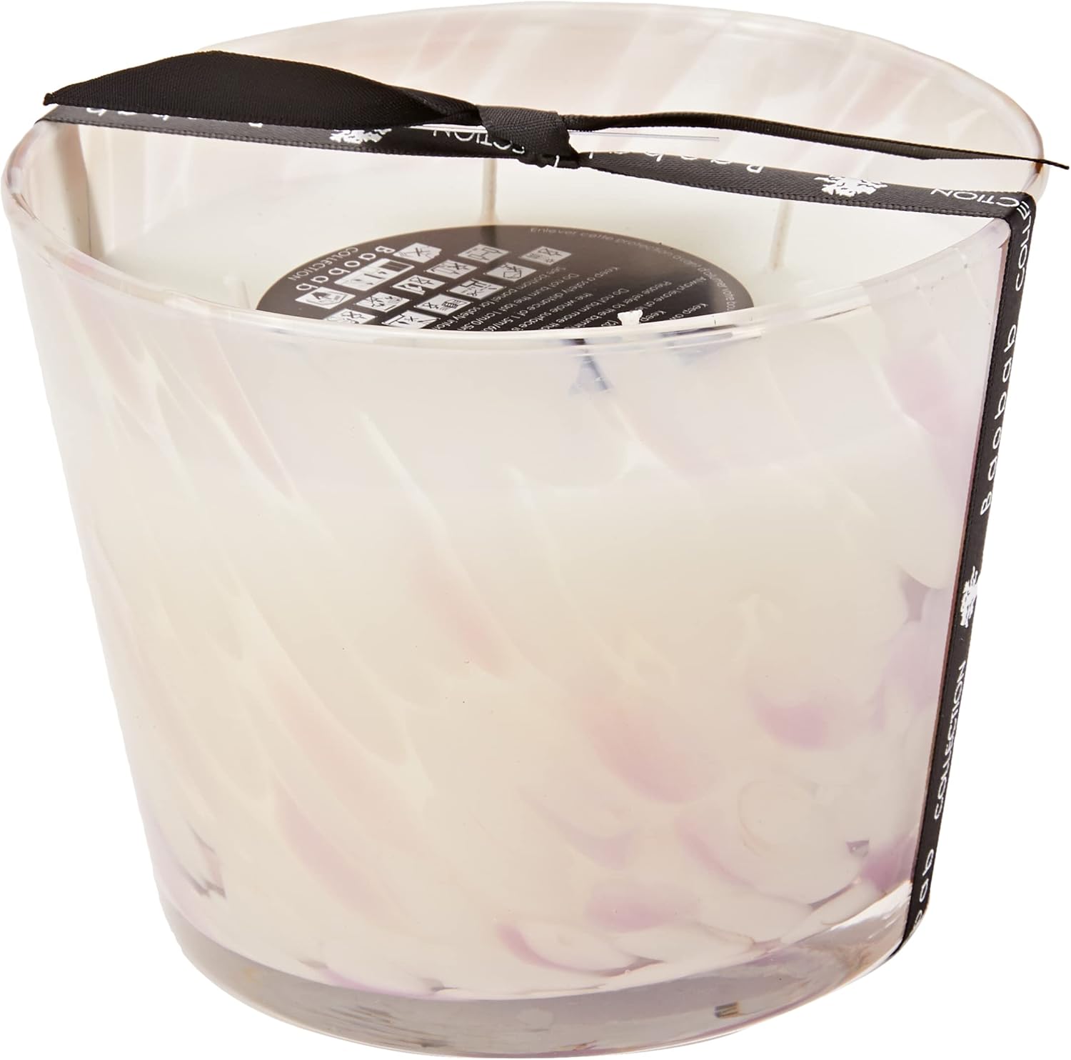 Baobab Max10pw Pearls White Wax Candle, 10 x 7 x 10 cm - Image 3