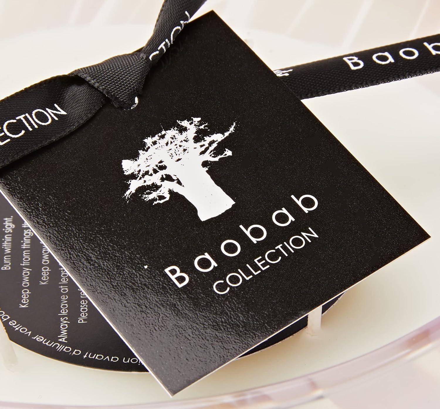 Baobab Max10pw Pearls White Wax Candle, 10 x 7 x 10 cm - Image 4